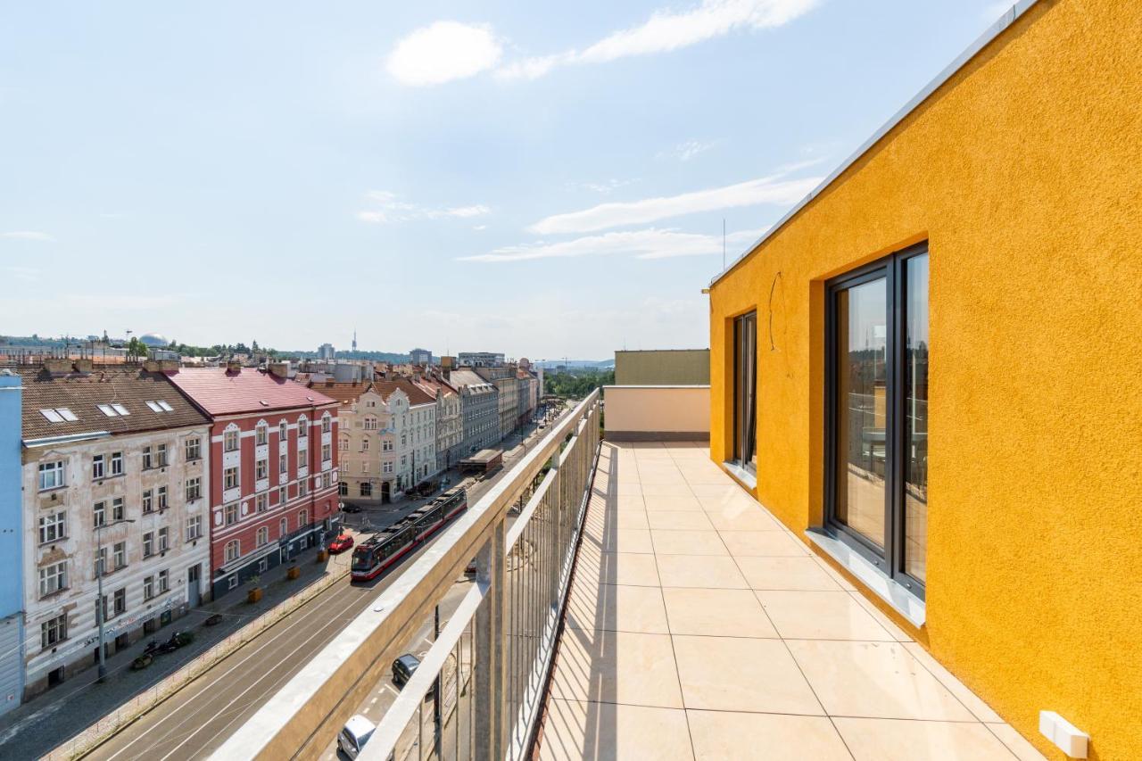 Apartmán One Bedroom Penthouse # 82 In The Brand New Building Close To The Center With Free Parking Praha